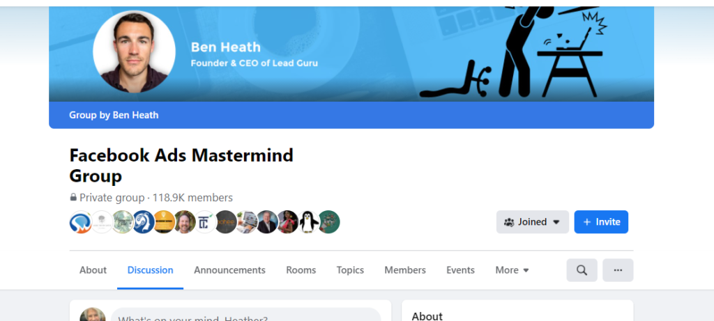 Ben Heath Facebook Ads Mastermind Group