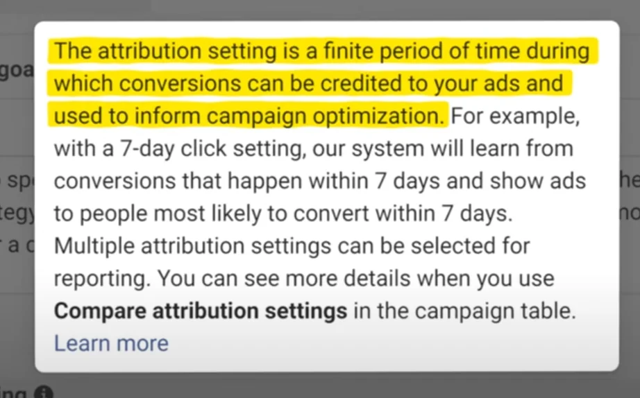 What attribution settings do