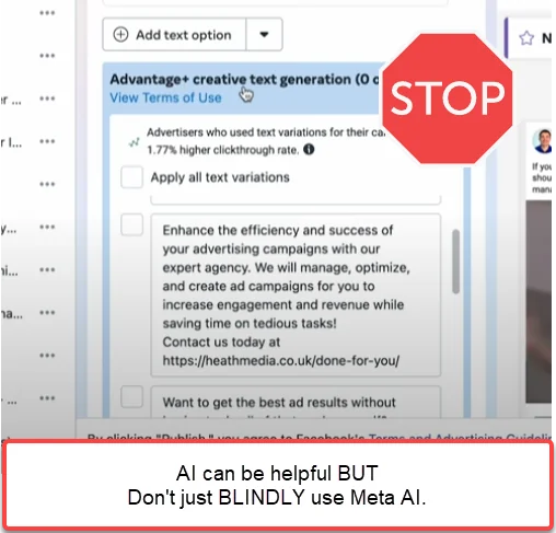 Don't just blindly use Meta AI