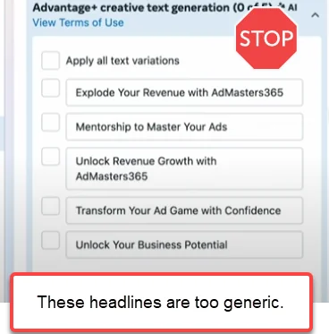 AI can often produce results that are too generic.