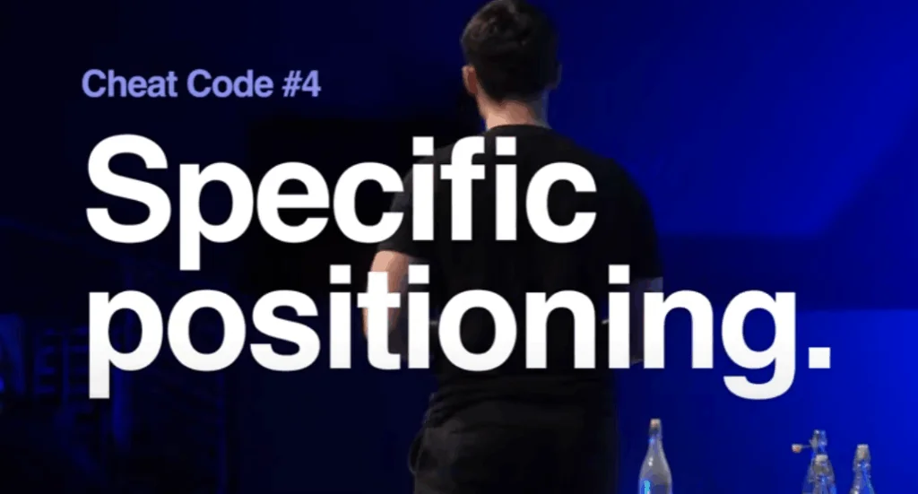 Use specific positioning for each use case.